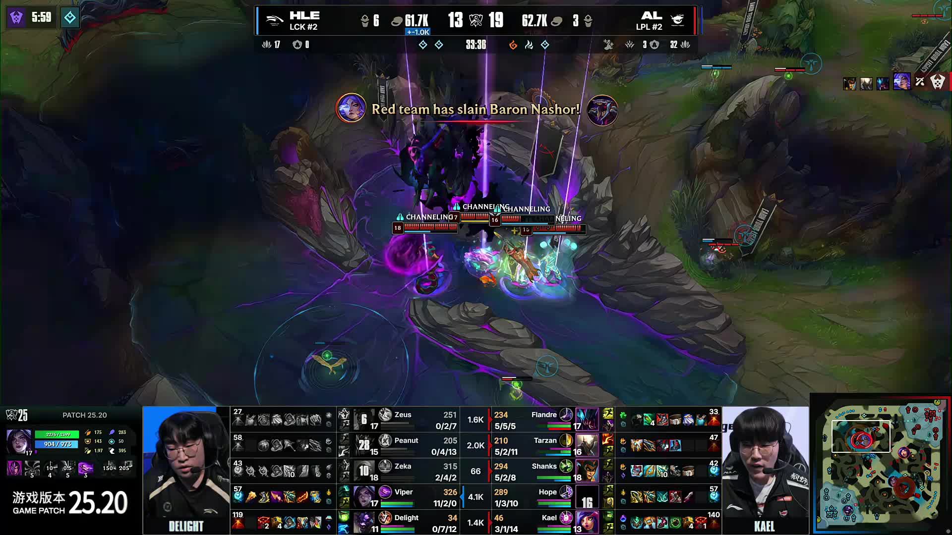 S联赛冠军被击败了？上单选手 Siwoo 展现了他的技能，作为 Dplus KIA 屠杀了整个战场，轻松击败了 T1 ！